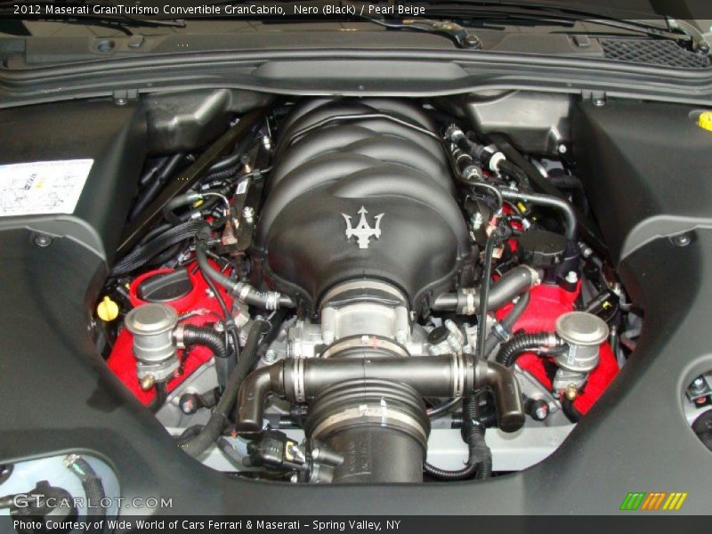  2012 GranTurismo Convertible GranCabrio Engine - 4.7 Liter DOHC 32-Valve VVT V8