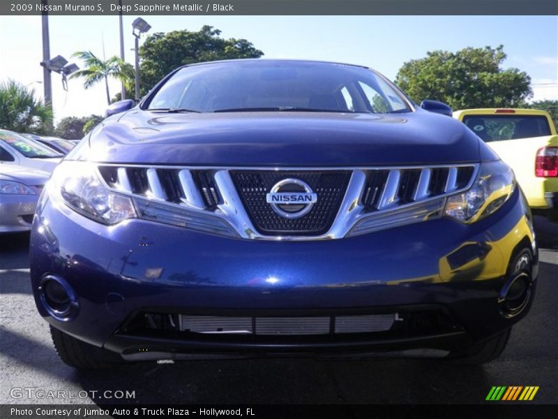 Deep Sapphire Metallic / Black 2009 Nissan Murano S