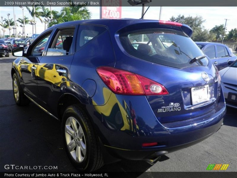 Deep Sapphire Metallic / Black 2009 Nissan Murano S