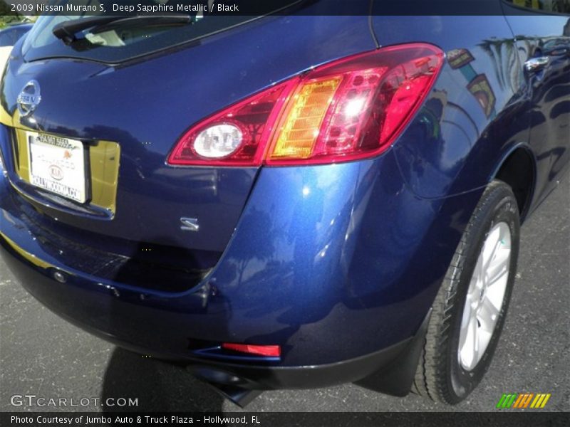 Deep Sapphire Metallic / Black 2009 Nissan Murano S