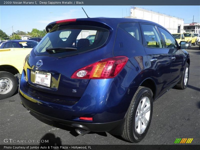 Deep Sapphire Metallic / Black 2009 Nissan Murano S