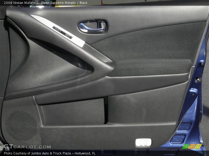 Deep Sapphire Metallic / Black 2009 Nissan Murano S
