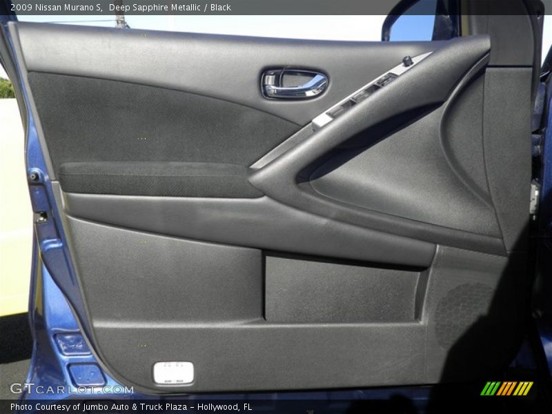 Deep Sapphire Metallic / Black 2009 Nissan Murano S