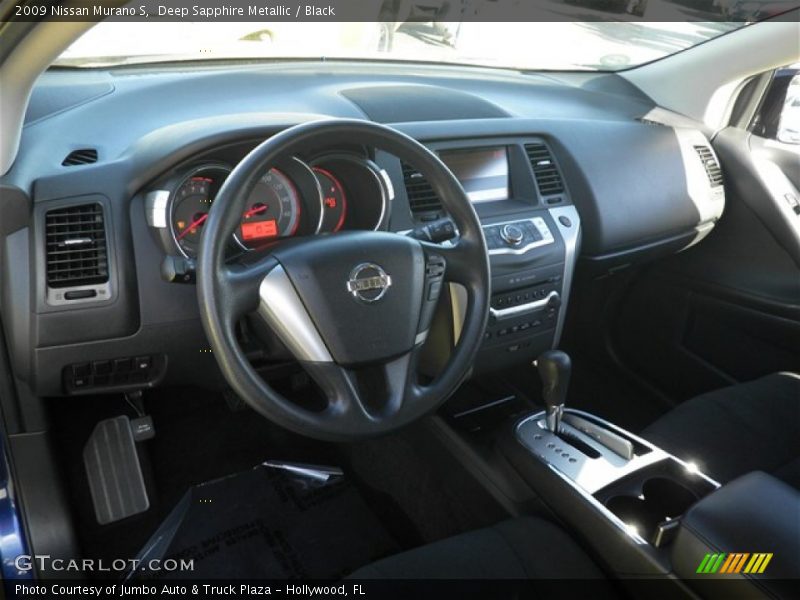 Deep Sapphire Metallic / Black 2009 Nissan Murano S