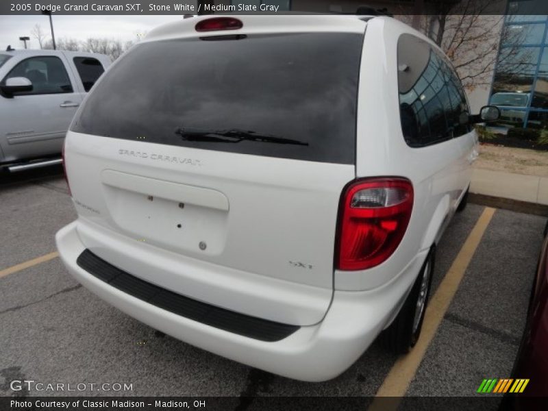 Stone White / Medium Slate Gray 2005 Dodge Grand Caravan SXT