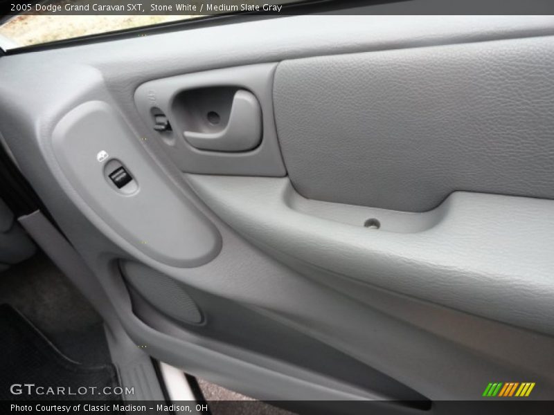 Stone White / Medium Slate Gray 2005 Dodge Grand Caravan SXT