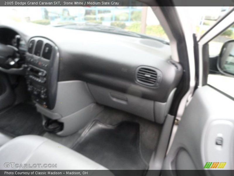Stone White / Medium Slate Gray 2005 Dodge Grand Caravan SXT