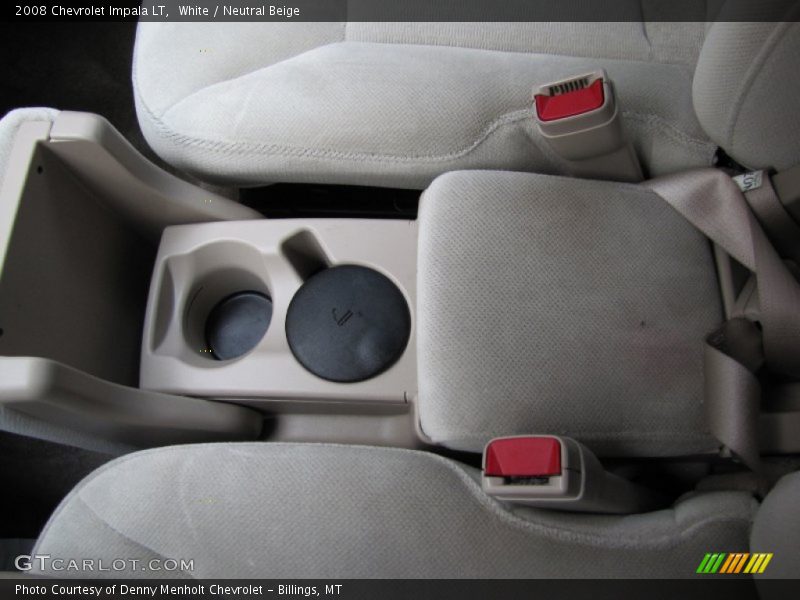 White / Neutral Beige 2008 Chevrolet Impala LT