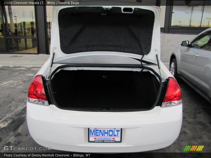 White / Neutral Beige 2008 Chevrolet Impala LT