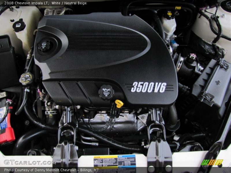 White / Neutral Beige 2008 Chevrolet Impala LT