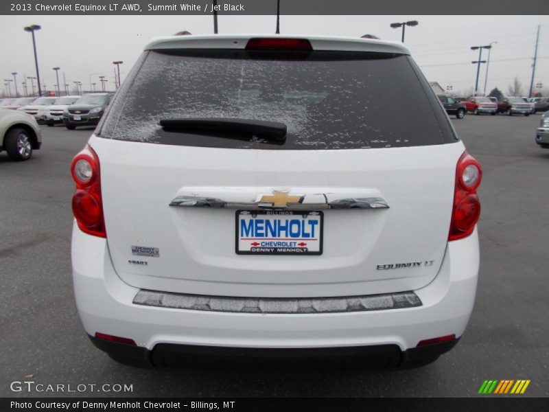 Summit White / Jet Black 2013 Chevrolet Equinox LT AWD