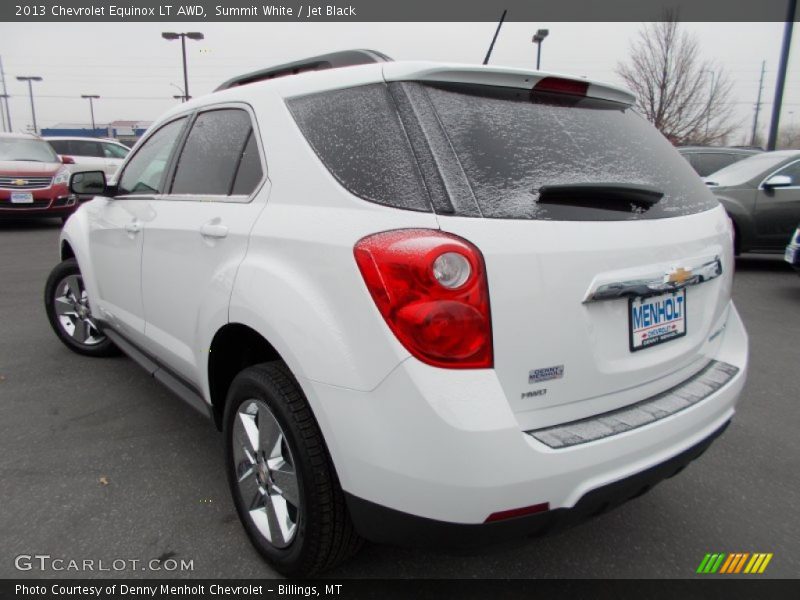 Summit White / Jet Black 2013 Chevrolet Equinox LT AWD