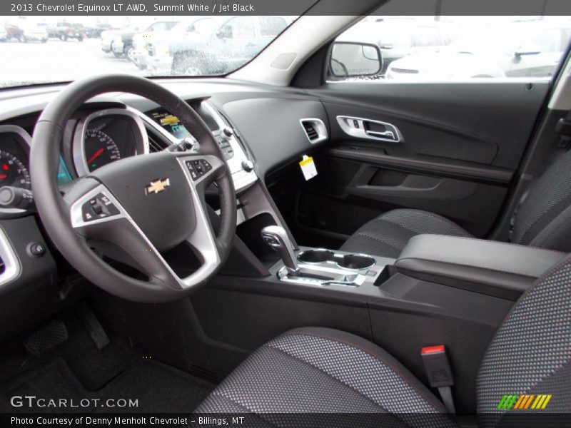 Summit White / Jet Black 2013 Chevrolet Equinox LT AWD