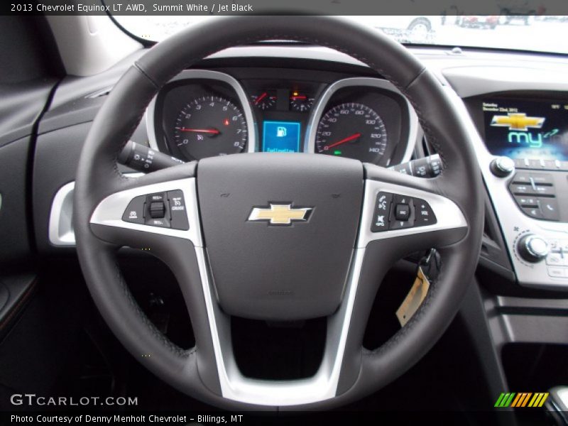 Summit White / Jet Black 2013 Chevrolet Equinox LT AWD