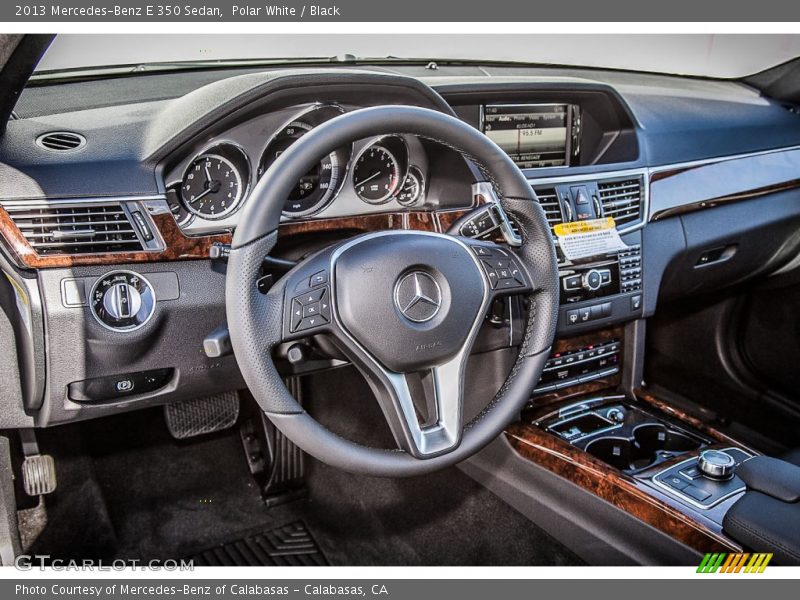 Polar White / Black 2013 Mercedes-Benz E 350 Sedan