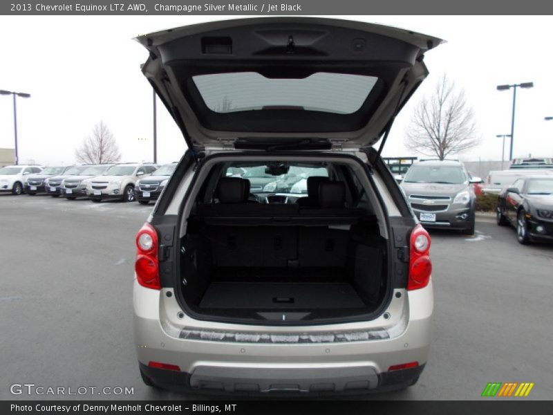 Champagne Silver Metallic / Jet Black 2013 Chevrolet Equinox LTZ AWD