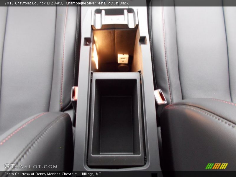 Champagne Silver Metallic / Jet Black 2013 Chevrolet Equinox LTZ AWD