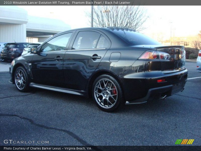 Phantom Black Pearl / Black Full Leather 2010 Mitsubishi Lancer Evolution MR Touring