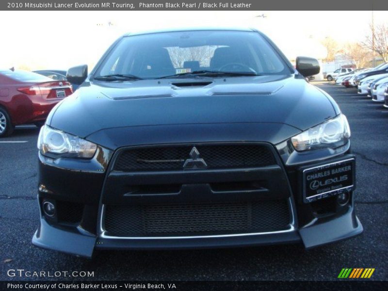 Phantom Black Pearl / Black Full Leather 2010 Mitsubishi Lancer Evolution MR Touring