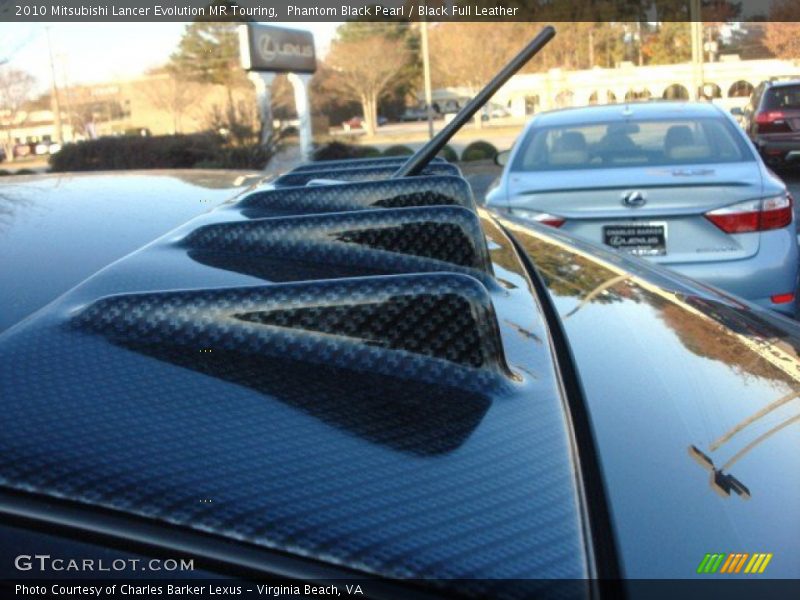 Phantom Black Pearl / Black Full Leather 2010 Mitsubishi Lancer Evolution MR Touring