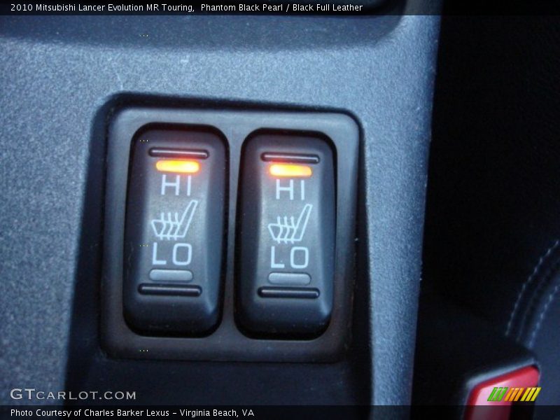 Controls of 2010 Lancer Evolution MR Touring