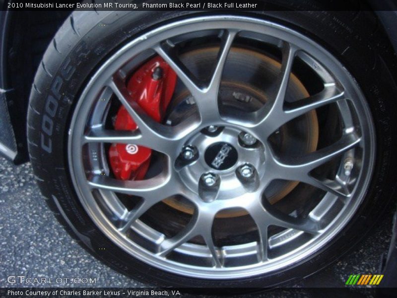 Phantom Black Pearl / Black Full Leather 2010 Mitsubishi Lancer Evolution MR Touring