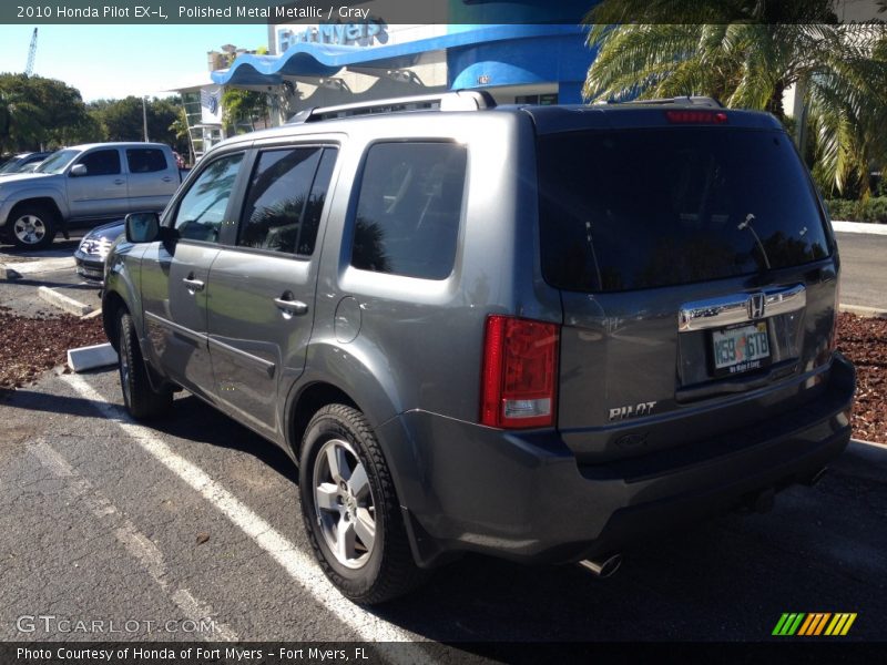 Polished Metal Metallic / Gray 2010 Honda Pilot EX-L