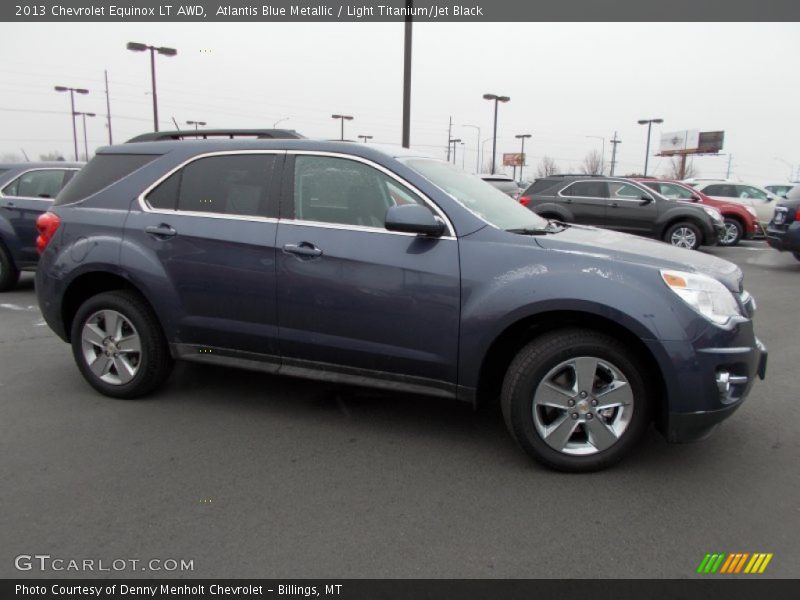 Atlantis Blue Metallic / Light Titanium/Jet Black 2013 Chevrolet Equinox LT AWD