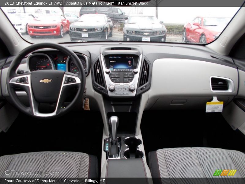 Atlantis Blue Metallic / Light Titanium/Jet Black 2013 Chevrolet Equinox LT AWD