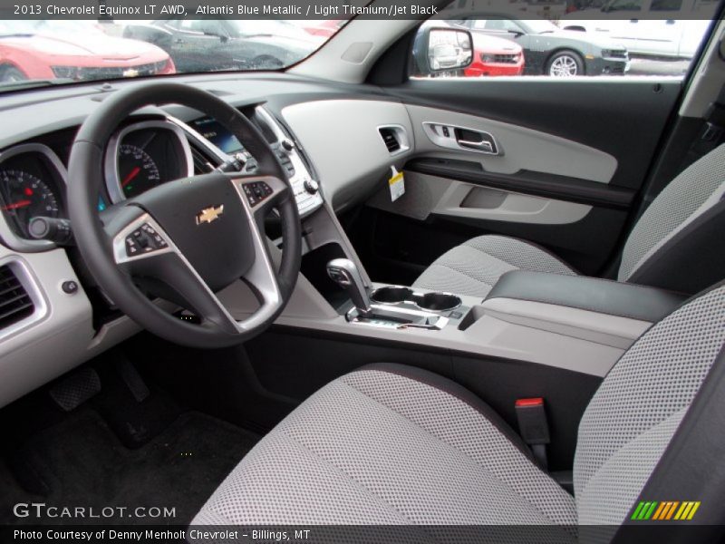 Atlantis Blue Metallic / Light Titanium/Jet Black 2013 Chevrolet Equinox LT AWD
