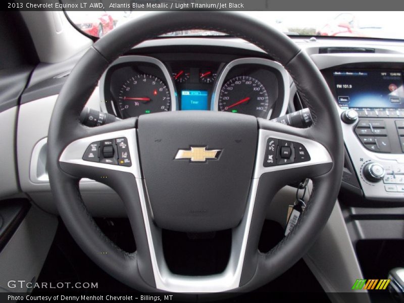 Atlantis Blue Metallic / Light Titanium/Jet Black 2013 Chevrolet Equinox LT AWD