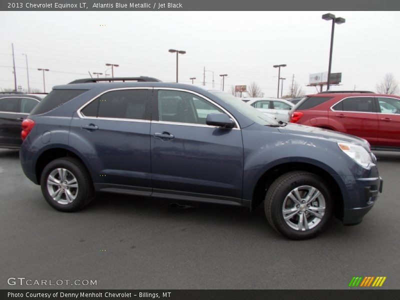 Atlantis Blue Metallic / Jet Black 2013 Chevrolet Equinox LT