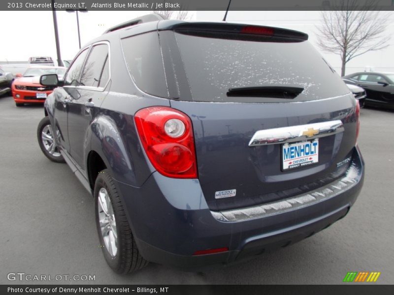 Atlantis Blue Metallic / Jet Black 2013 Chevrolet Equinox LT
