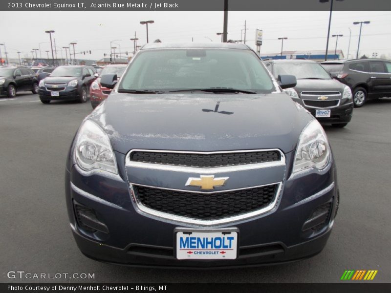 Atlantis Blue Metallic / Jet Black 2013 Chevrolet Equinox LT