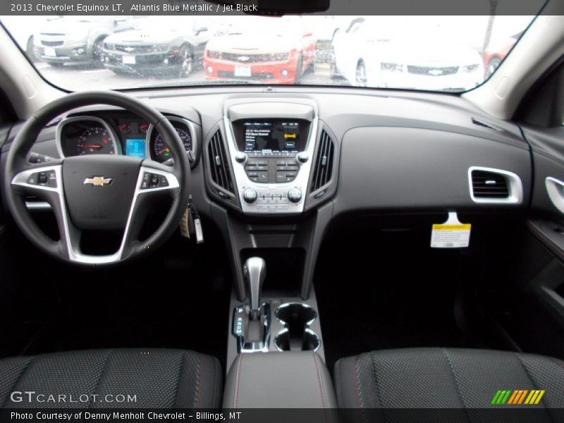 Atlantis Blue Metallic / Jet Black 2013 Chevrolet Equinox LT