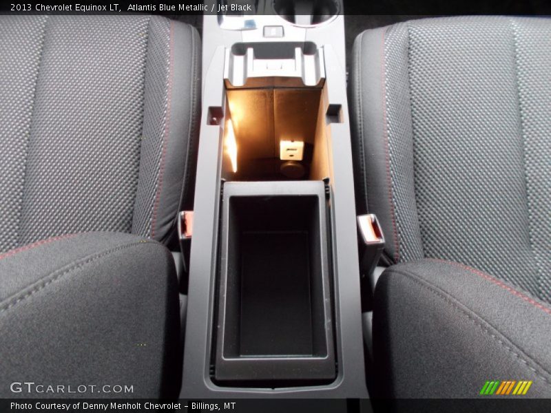 Atlantis Blue Metallic / Jet Black 2013 Chevrolet Equinox LT