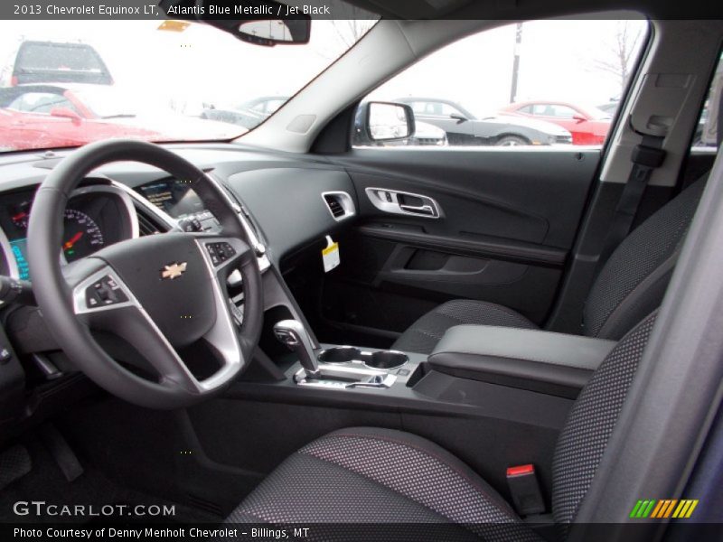 Atlantis Blue Metallic / Jet Black 2013 Chevrolet Equinox LT
