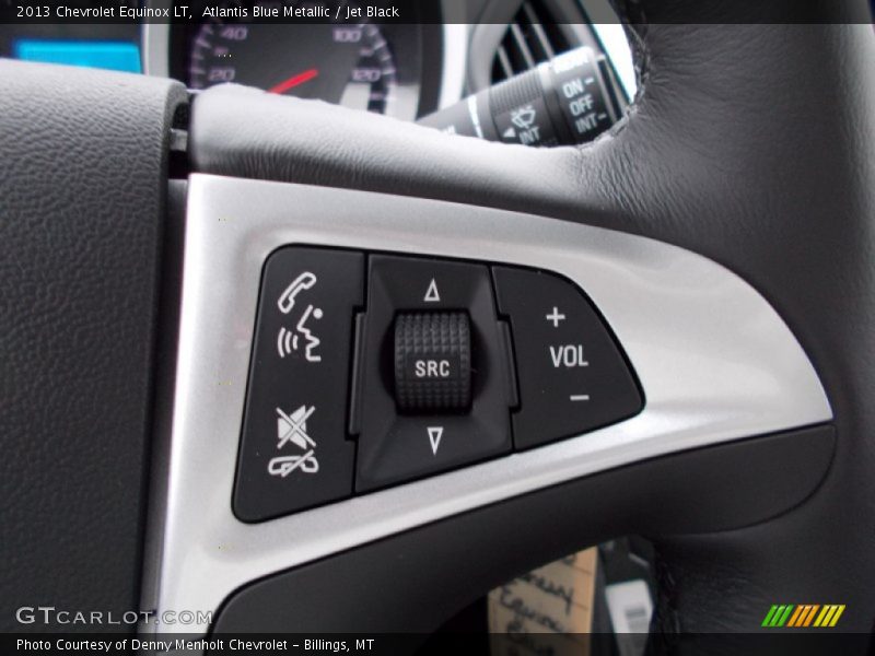 Atlantis Blue Metallic / Jet Black 2013 Chevrolet Equinox LT