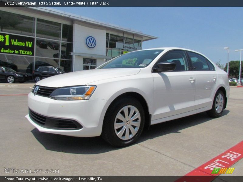 Candy White / Titan Black 2012 Volkswagen Jetta S Sedan