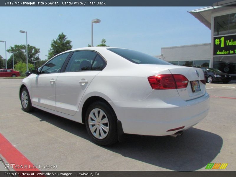 Candy White / Titan Black 2012 Volkswagen Jetta S Sedan