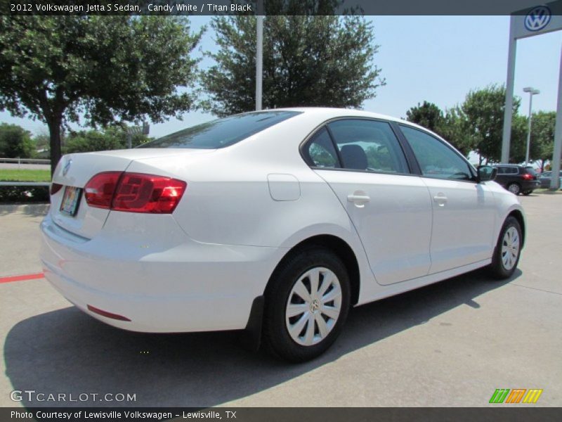 Candy White / Titan Black 2012 Volkswagen Jetta S Sedan