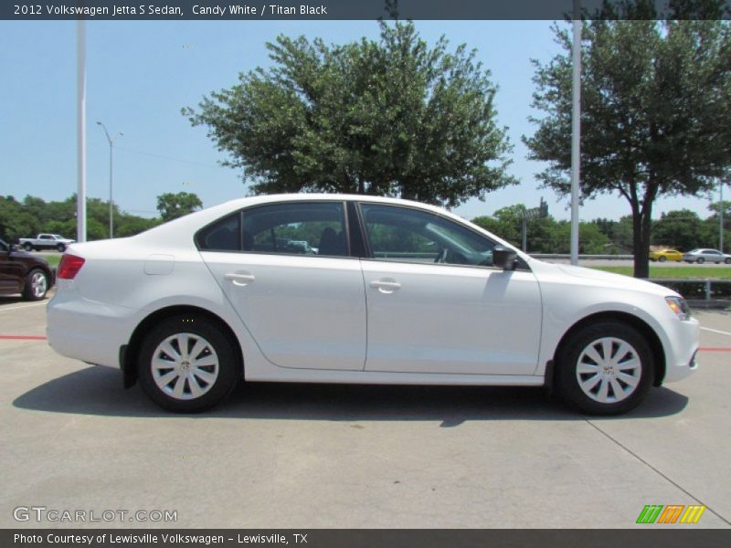 Candy White / Titan Black 2012 Volkswagen Jetta S Sedan