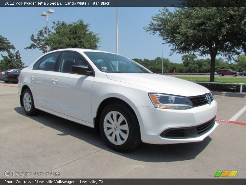 Candy White / Titan Black 2012 Volkswagen Jetta S Sedan