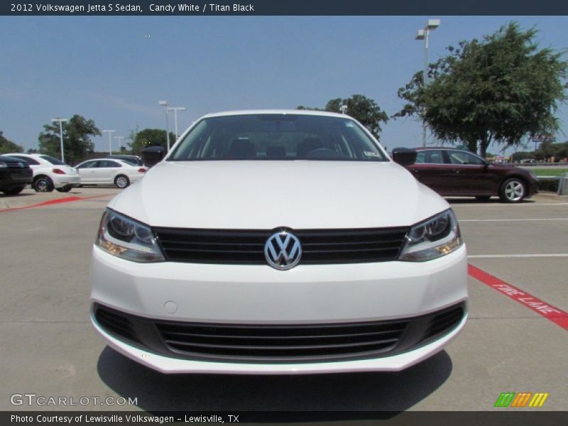Candy White / Titan Black 2012 Volkswagen Jetta S Sedan