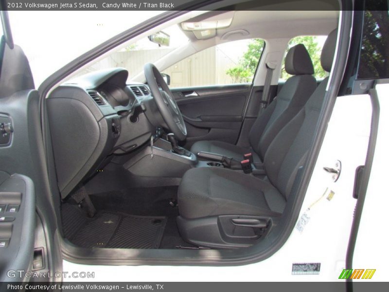 Candy White / Titan Black 2012 Volkswagen Jetta S Sedan