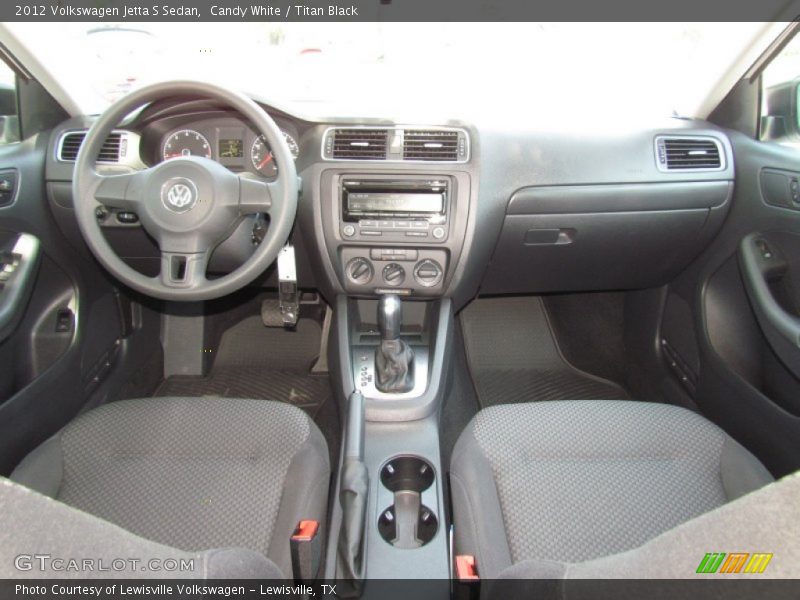 Candy White / Titan Black 2012 Volkswagen Jetta S Sedan