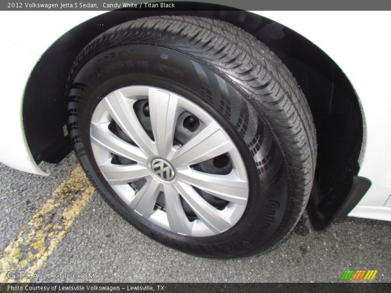 Candy White / Titan Black 2012 Volkswagen Jetta S Sedan