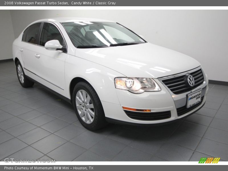 Candy White / Classic Gray 2008 Volkswagen Passat Turbo Sedan