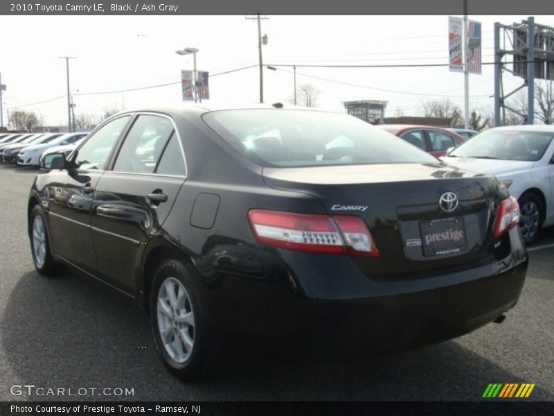 Black / Ash Gray 2010 Toyota Camry LE