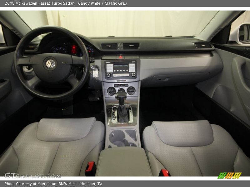 Candy White / Classic Gray 2008 Volkswagen Passat Turbo Sedan